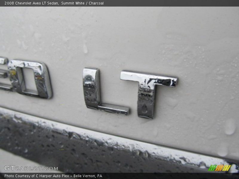 Summit White / Charcoal 2008 Chevrolet Aveo LT Sedan