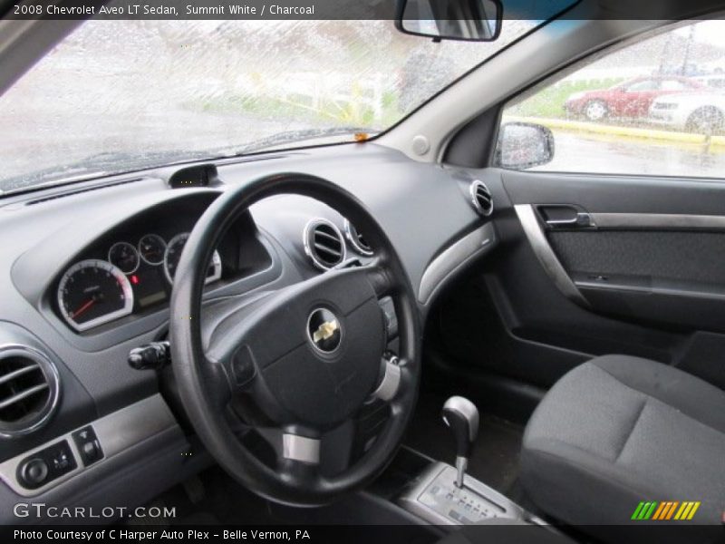 Summit White / Charcoal 2008 Chevrolet Aveo LT Sedan