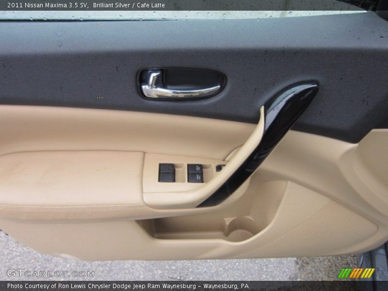 Brilliant Silver / Cafe Latte 2011 Nissan Maxima 3.5 SV