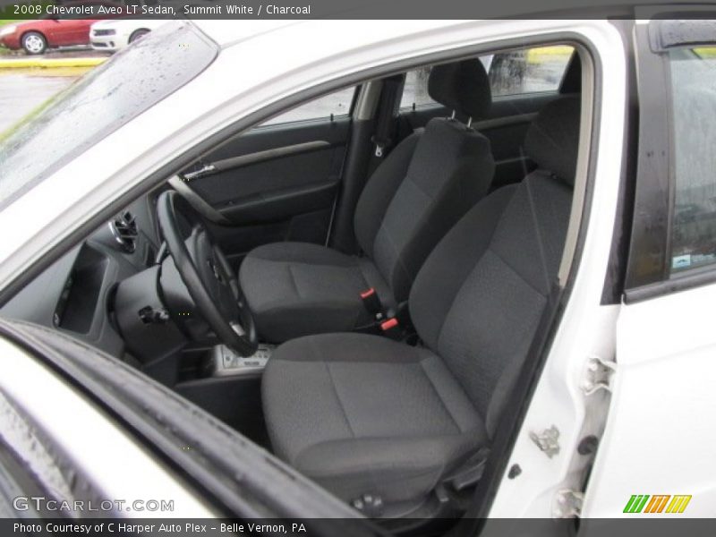 Summit White / Charcoal 2008 Chevrolet Aveo LT Sedan