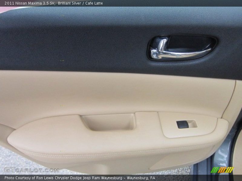 Brilliant Silver / Cafe Latte 2011 Nissan Maxima 3.5 SV