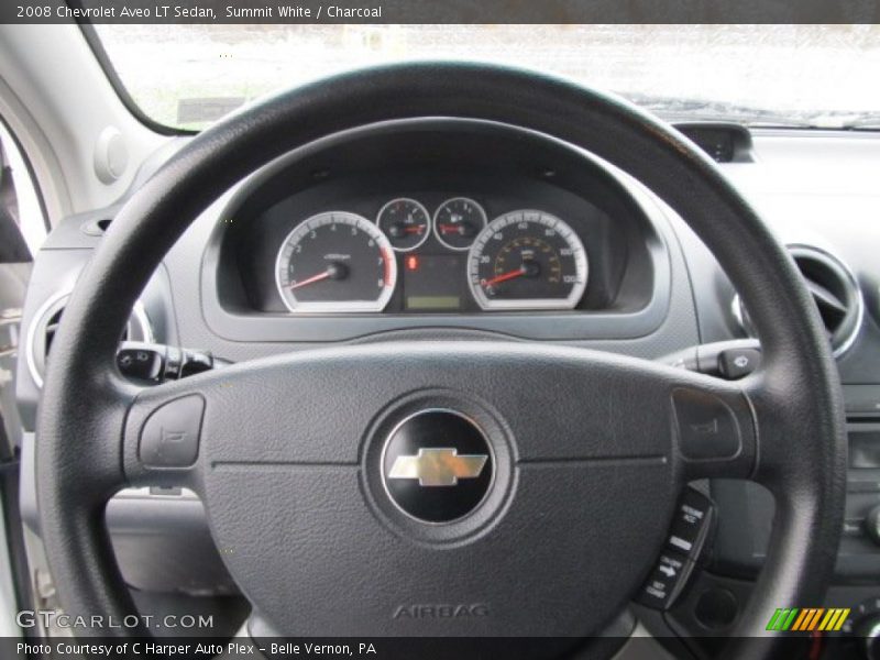 Summit White / Charcoal 2008 Chevrolet Aveo LT Sedan