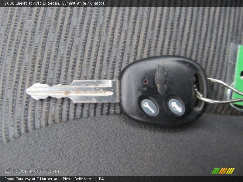Summit White / Charcoal 2008 Chevrolet Aveo LT Sedan