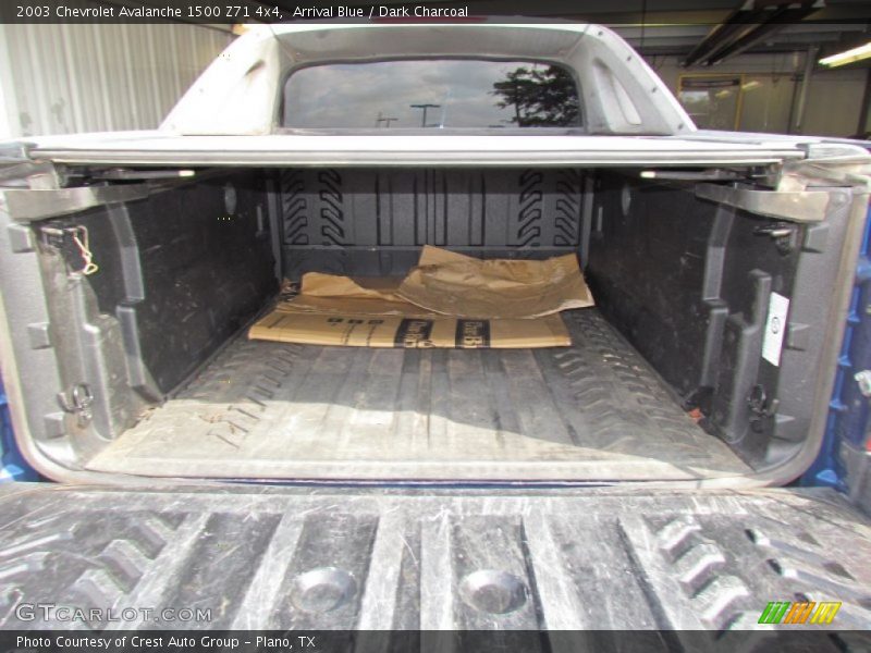 Arrival Blue / Dark Charcoal 2003 Chevrolet Avalanche 1500 Z71 4x4
