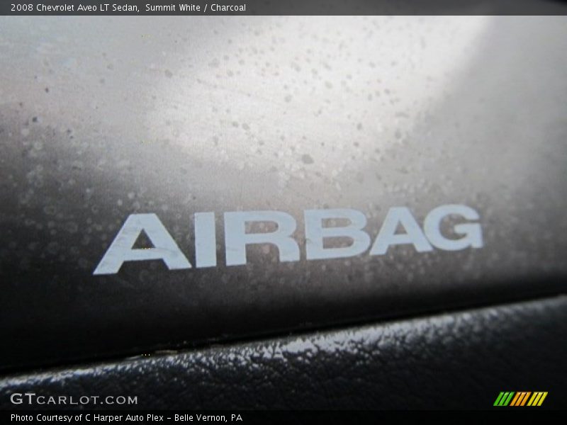 Summit White / Charcoal 2008 Chevrolet Aveo LT Sedan