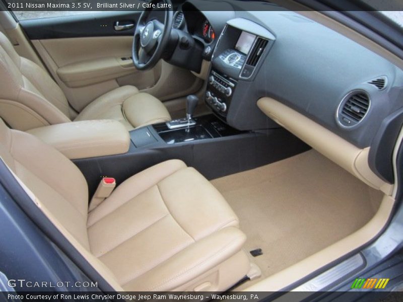Brilliant Silver / Cafe Latte 2011 Nissan Maxima 3.5 SV