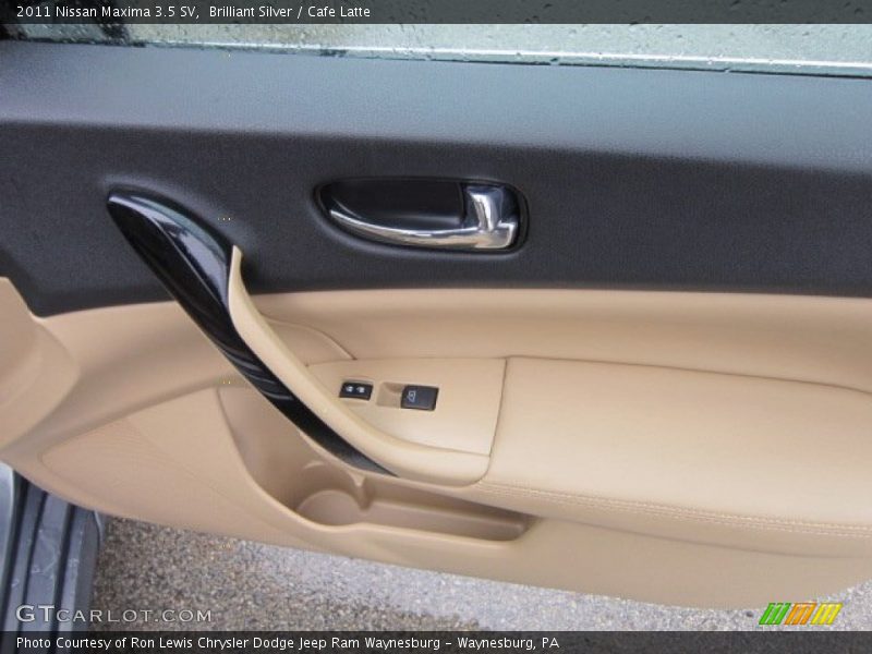 Brilliant Silver / Cafe Latte 2011 Nissan Maxima 3.5 SV