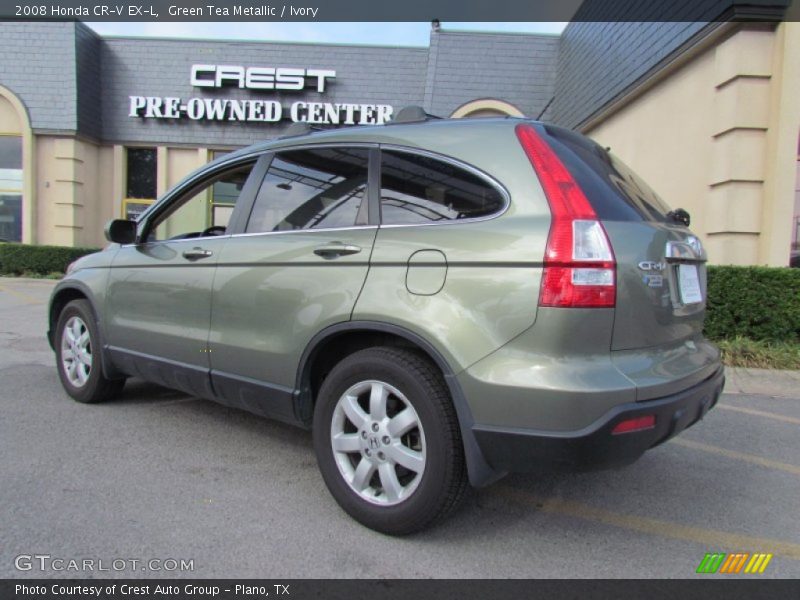 Green Tea Metallic / Ivory 2008 Honda CR-V EX-L