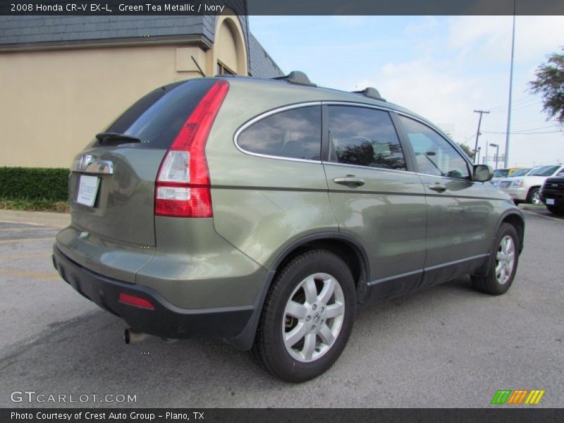 Green Tea Metallic / Ivory 2008 Honda CR-V EX-L