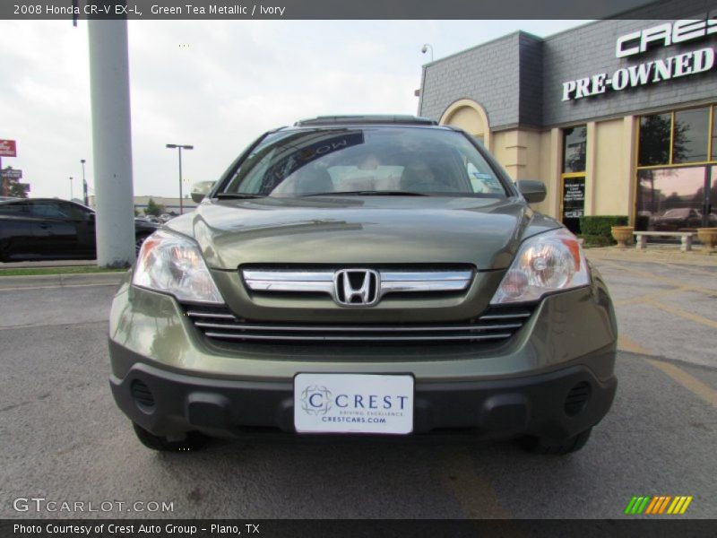 Green Tea Metallic / Ivory 2008 Honda CR-V EX-L