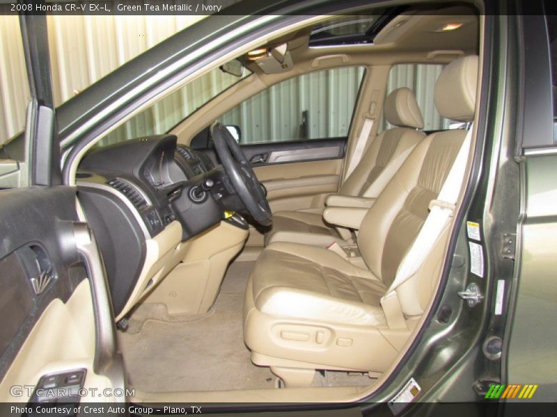 Green Tea Metallic / Ivory 2008 Honda CR-V EX-L