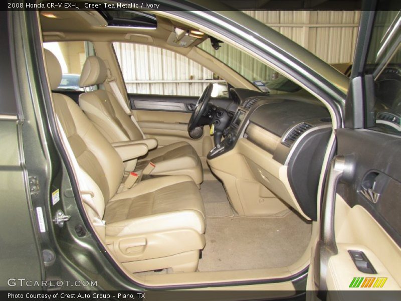 Green Tea Metallic / Ivory 2008 Honda CR-V EX-L