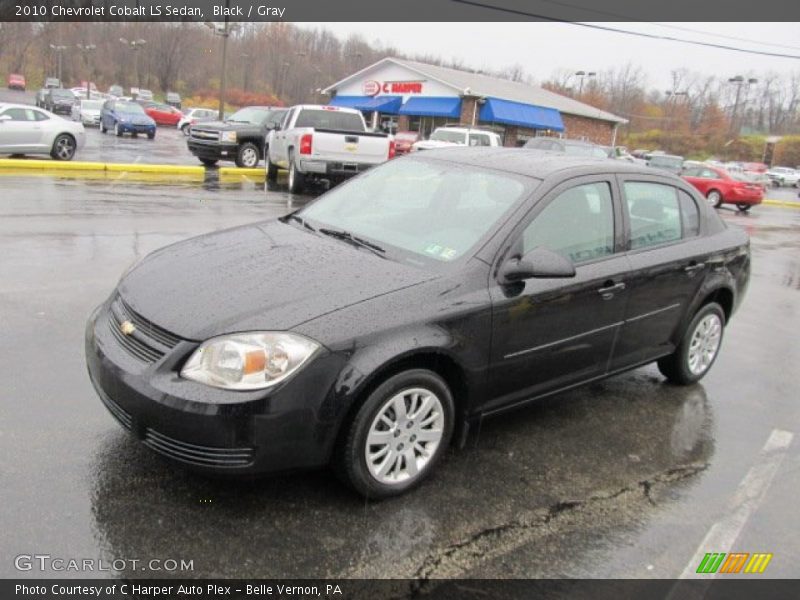 Black / Gray 2010 Chevrolet Cobalt LS Sedan