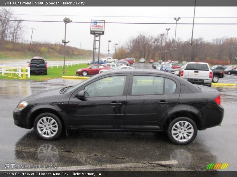 Black / Gray 2010 Chevrolet Cobalt LS Sedan