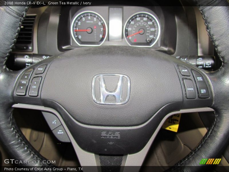 Green Tea Metallic / Ivory 2008 Honda CR-V EX-L