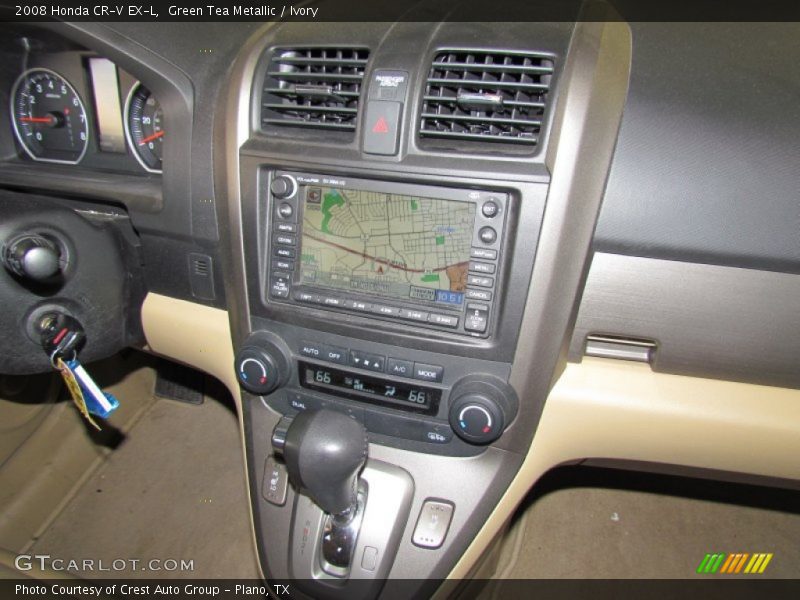 Green Tea Metallic / Ivory 2008 Honda CR-V EX-L