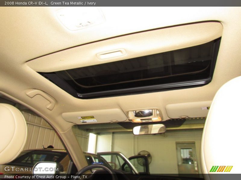 Green Tea Metallic / Ivory 2008 Honda CR-V EX-L