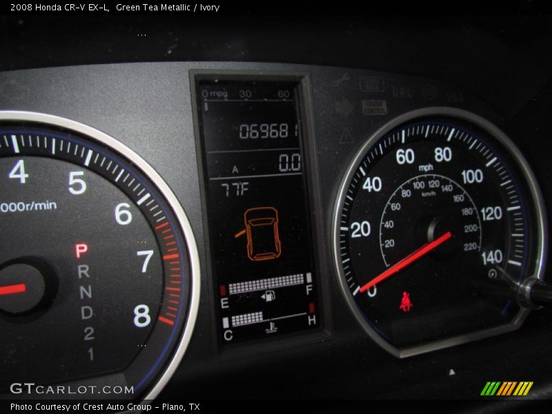 Green Tea Metallic / Ivory 2008 Honda CR-V EX-L