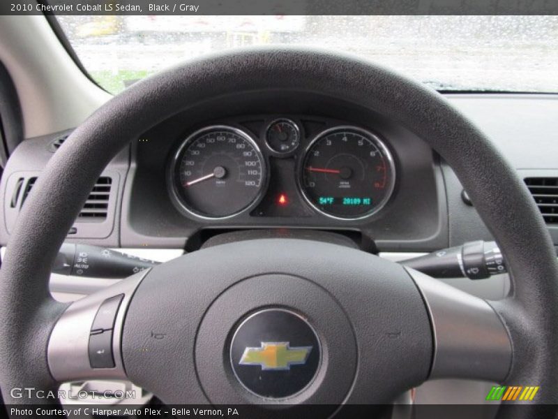 Black / Gray 2010 Chevrolet Cobalt LS Sedan