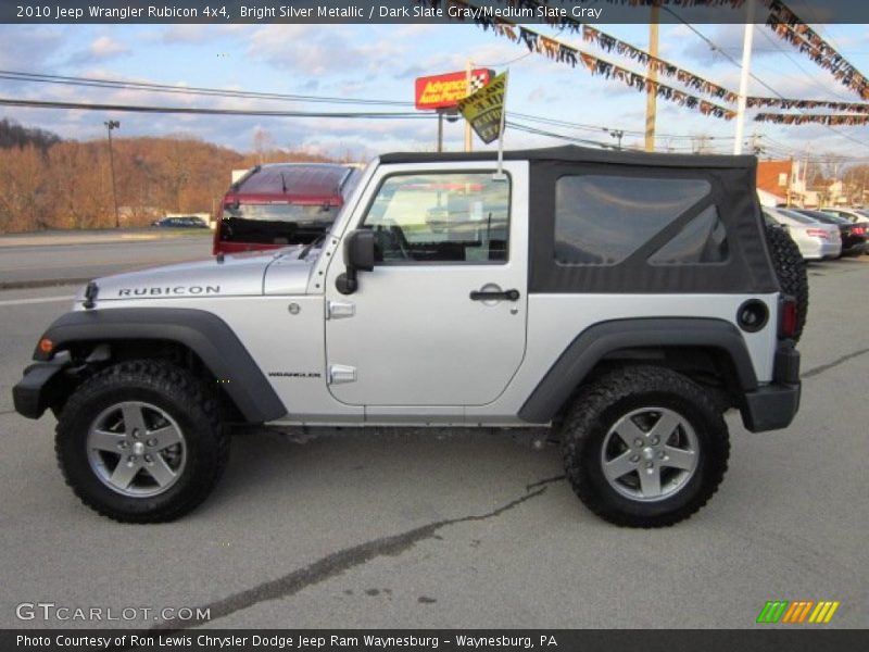  2010 Wrangler Rubicon 4x4 Bright Silver Metallic