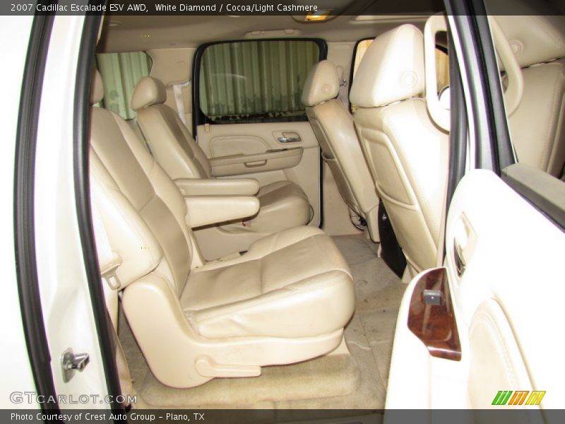 White Diamond / Cocoa/Light Cashmere 2007 Cadillac Escalade ESV AWD