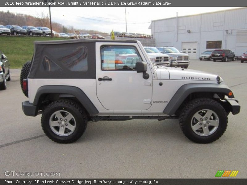  2010 Wrangler Rubicon 4x4 Bright Silver Metallic