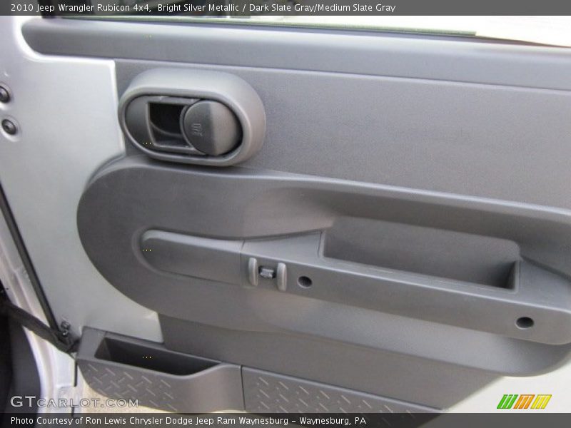 Bright Silver Metallic / Dark Slate Gray/Medium Slate Gray 2010 Jeep Wrangler Rubicon 4x4