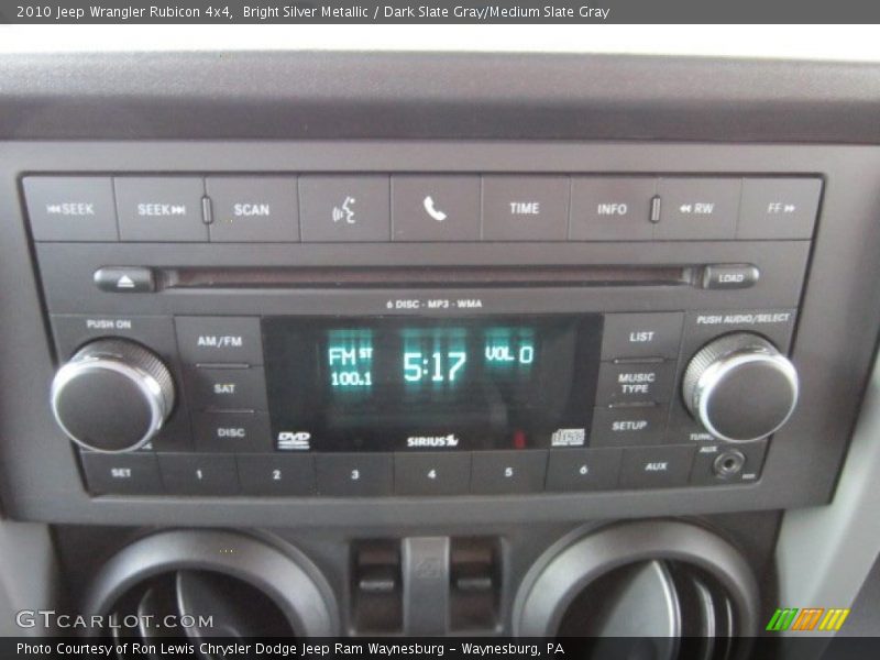 Audio System of 2010 Wrangler Rubicon 4x4