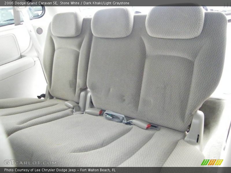 Stone White / Dark Khaki/Light Graystone 2006 Dodge Grand Caravan SE