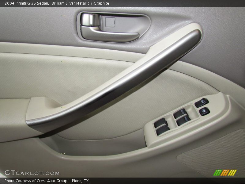 Brilliant Silver Metallic / Graphite 2004 Infiniti G 35 Sedan