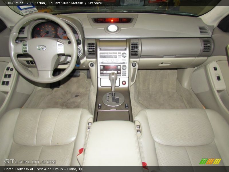 Brilliant Silver Metallic / Graphite 2004 Infiniti G 35 Sedan