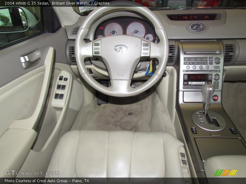 Brilliant Silver Metallic / Graphite 2004 Infiniti G 35 Sedan