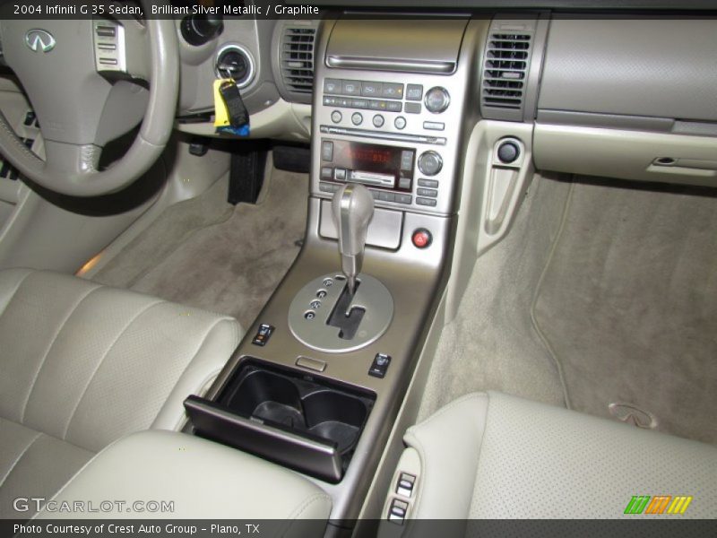 Brilliant Silver Metallic / Graphite 2004 Infiniti G 35 Sedan