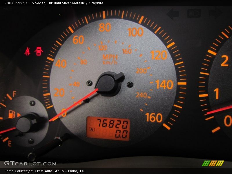 Brilliant Silver Metallic / Graphite 2004 Infiniti G 35 Sedan