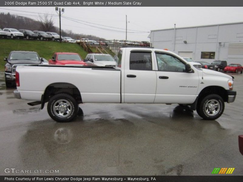 Bright White / Medium Slate Gray 2006 Dodge Ram 2500 ST Quad Cab 4x4