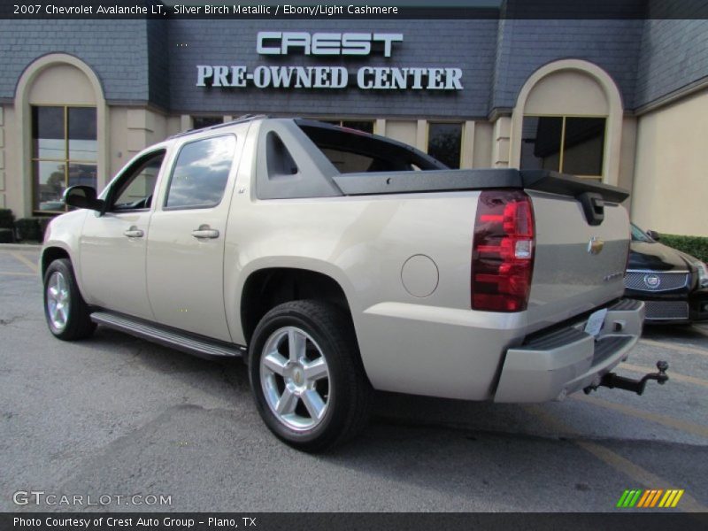 Silver Birch Metallic / Ebony/Light Cashmere 2007 Chevrolet Avalanche LT