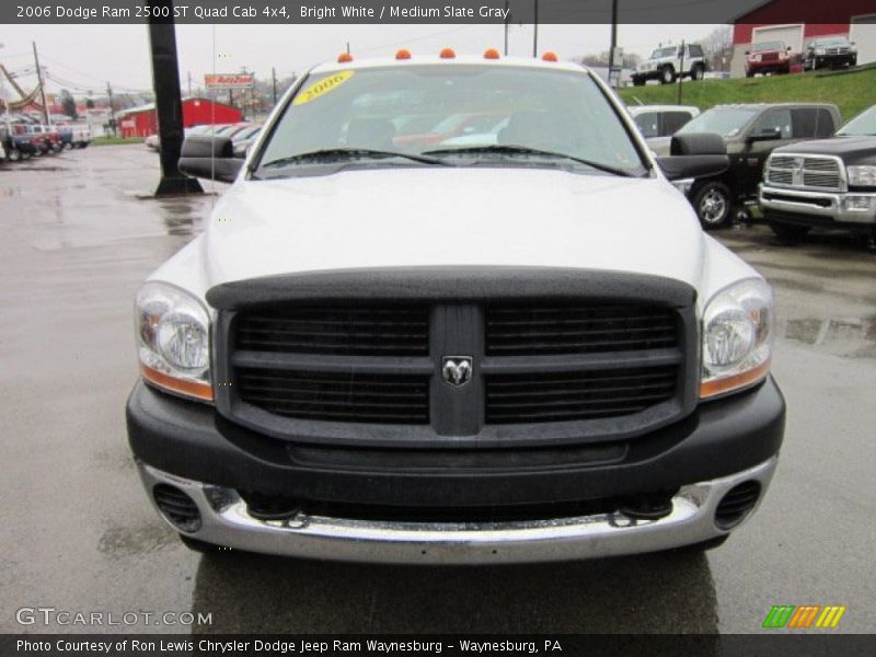Bright White / Medium Slate Gray 2006 Dodge Ram 2500 ST Quad Cab 4x4