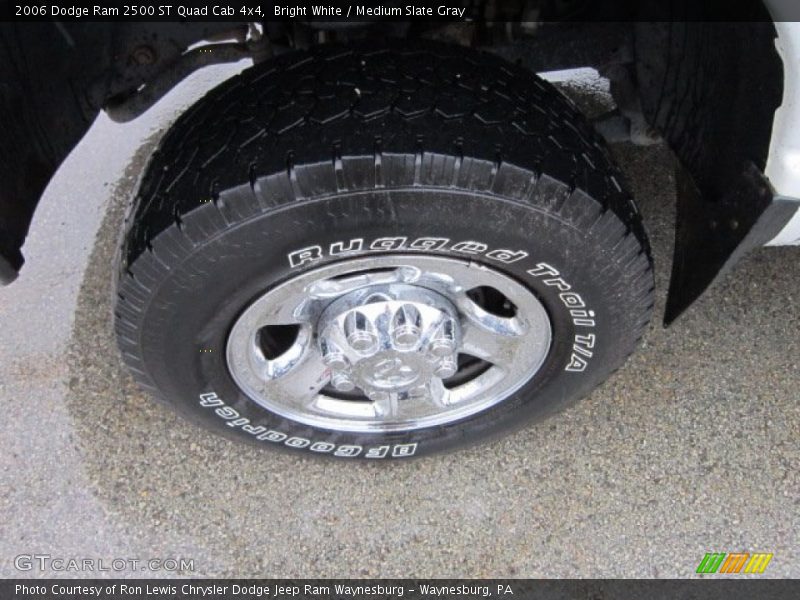 Bright White / Medium Slate Gray 2006 Dodge Ram 2500 ST Quad Cab 4x4