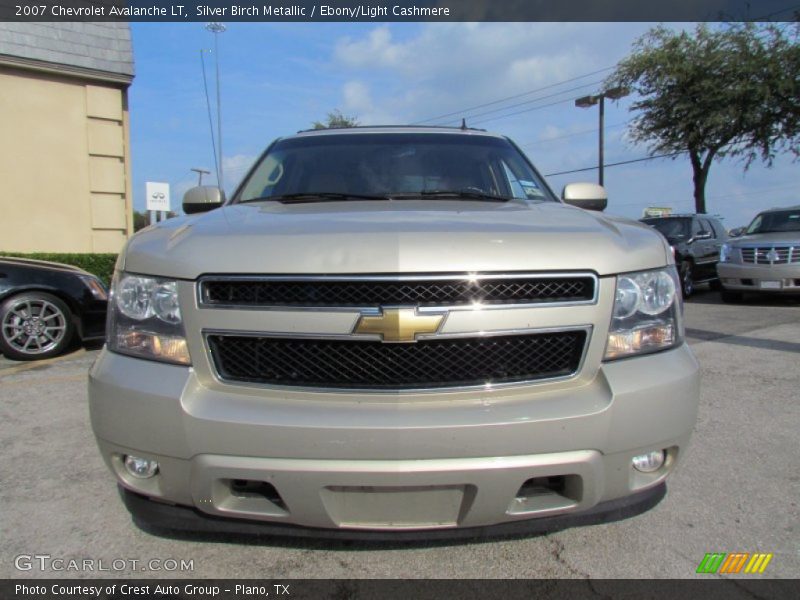 Silver Birch Metallic / Ebony/Light Cashmere 2007 Chevrolet Avalanche LT