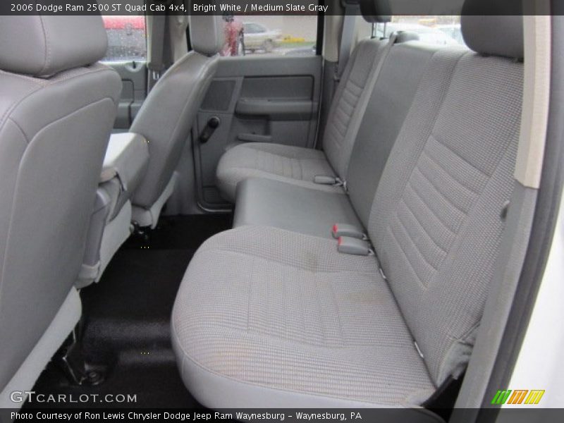 Bright White / Medium Slate Gray 2006 Dodge Ram 2500 ST Quad Cab 4x4