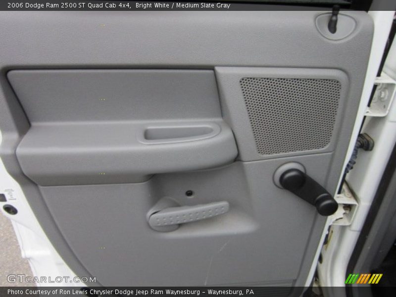 Bright White / Medium Slate Gray 2006 Dodge Ram 2500 ST Quad Cab 4x4