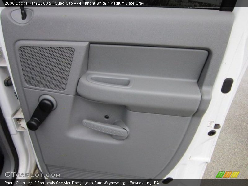 Bright White / Medium Slate Gray 2006 Dodge Ram 2500 ST Quad Cab 4x4