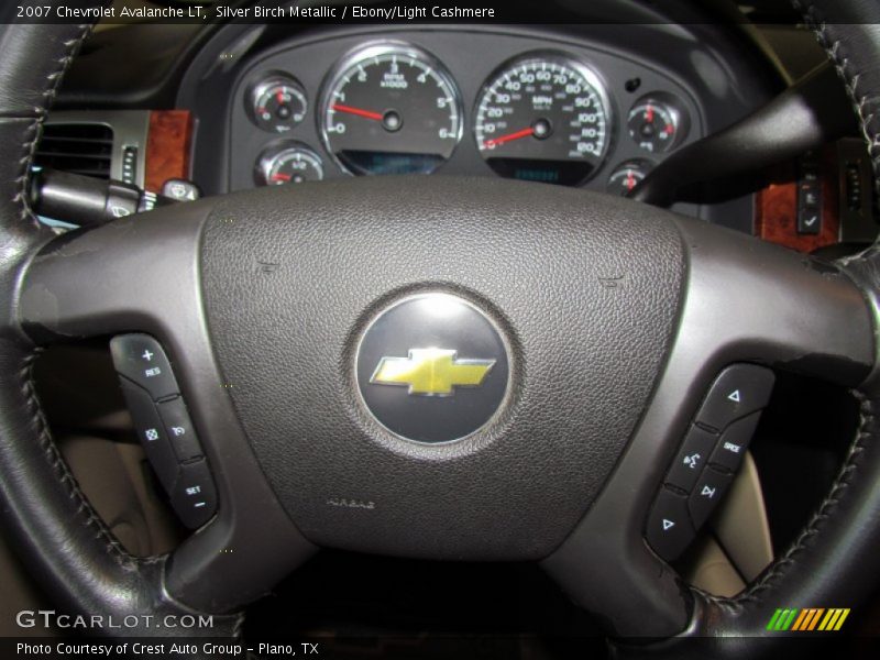Silver Birch Metallic / Ebony/Light Cashmere 2007 Chevrolet Avalanche LT