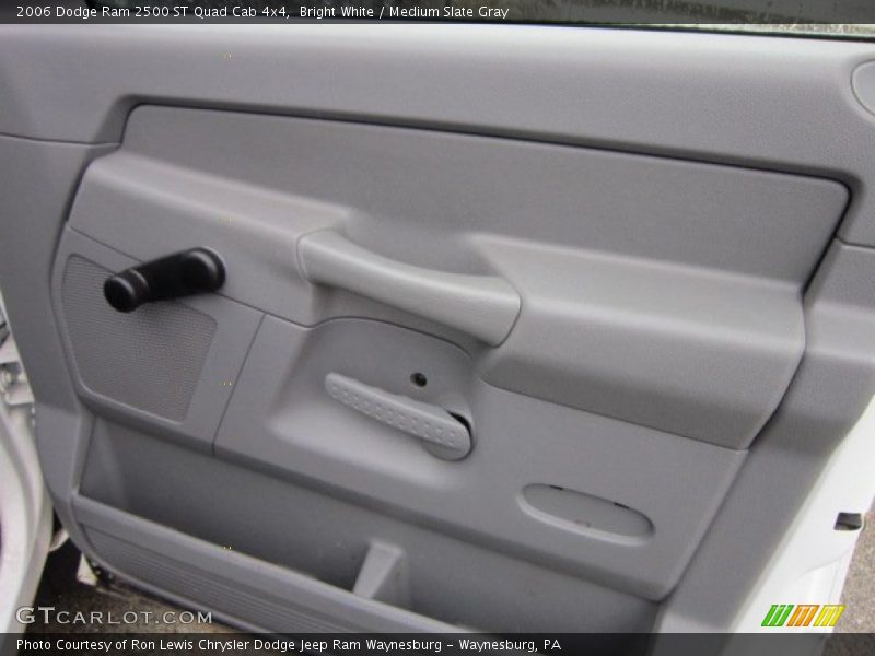 Bright White / Medium Slate Gray 2006 Dodge Ram 2500 ST Quad Cab 4x4
