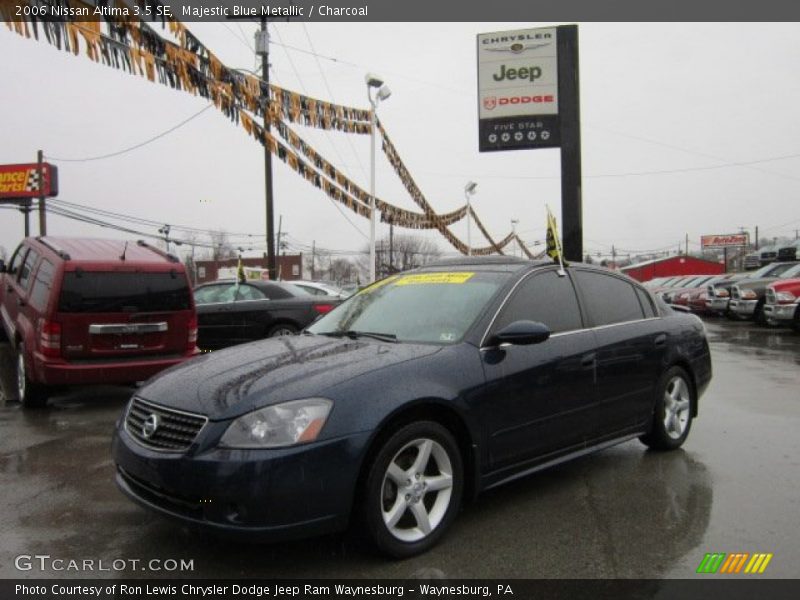 Majestic Blue Metallic / Charcoal 2006 Nissan Altima 3.5 SE