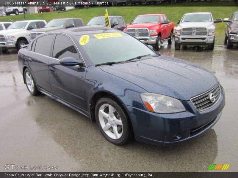 Majestic Blue Metallic / Charcoal 2006 Nissan Altima 3.5 SE