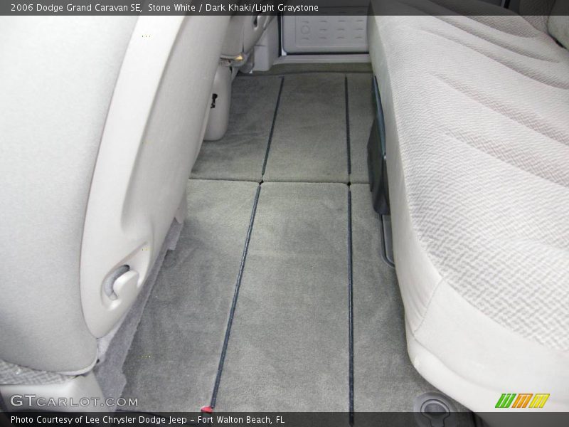Stone White / Dark Khaki/Light Graystone 2006 Dodge Grand Caravan SE