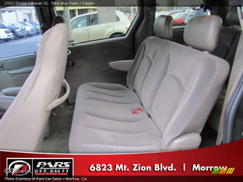 Steel Blue Pearl / Taupe 2002 Dodge Caravan SE