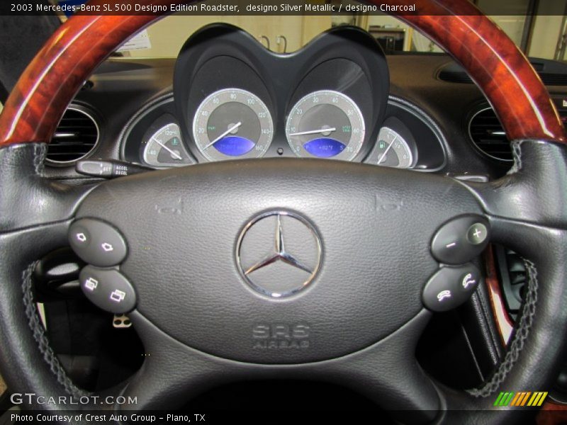 designo Silver Metallic / designo Charcoal 2003 Mercedes-Benz SL 500 Designo Edition Roadster