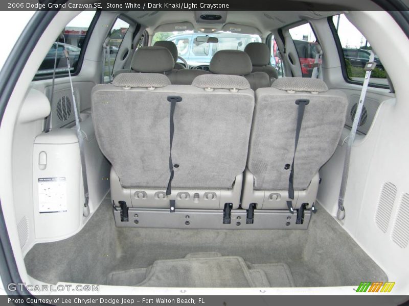 Stone White / Dark Khaki/Light Graystone 2006 Dodge Grand Caravan SE